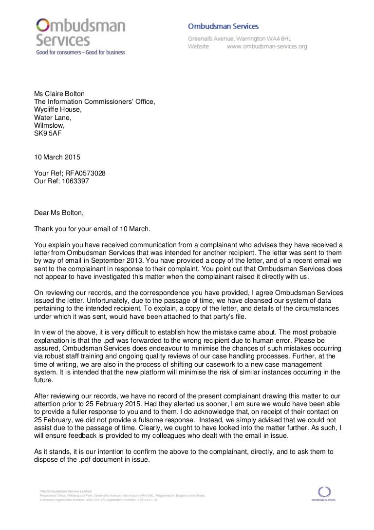 david shaw head of executive office os to ico letter microbiologist cover letter