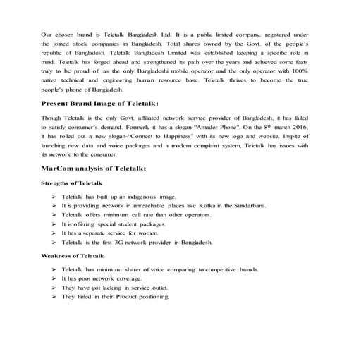  Summary of Ad project teletalk_report