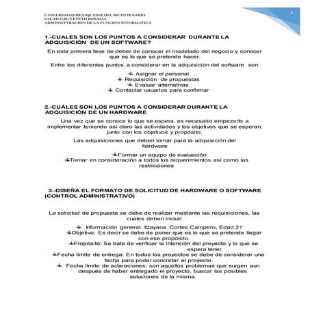 Adquisicion del software