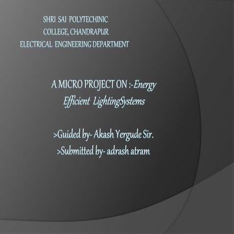 LED Lighting | PPTX