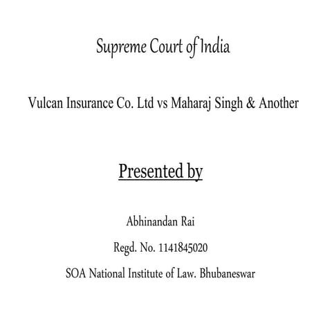 case analysis on arbitration act, 1940 | PPTX