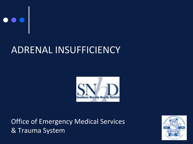 Adrenal Insufficiency