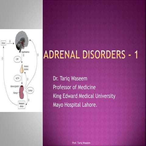 Adrenal disorders 1