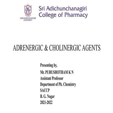Adrenergic and cholinergic agents pptx.pptx