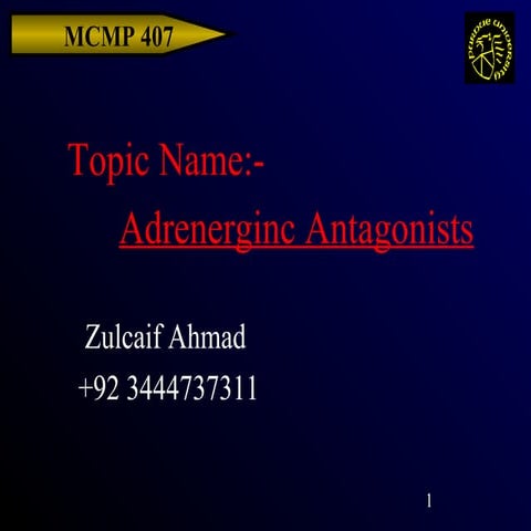 Adrenergic antagonists   alpha and beta blockers