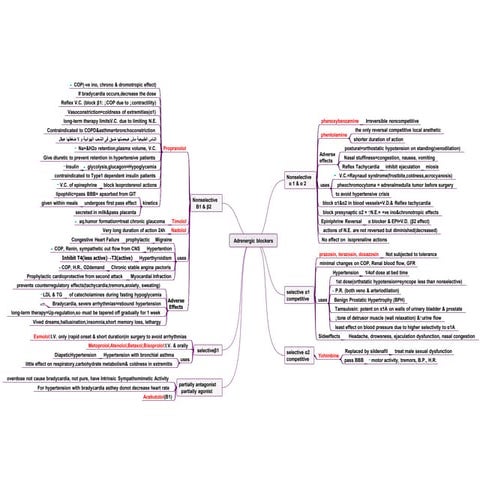 Adrenergic blockers (Sympatholytic Drugs).
