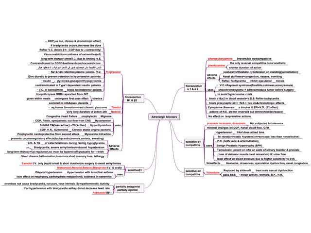 Adrenergic blockers (Sympatholytic Drugs).