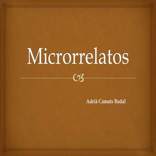Microrrelatos
