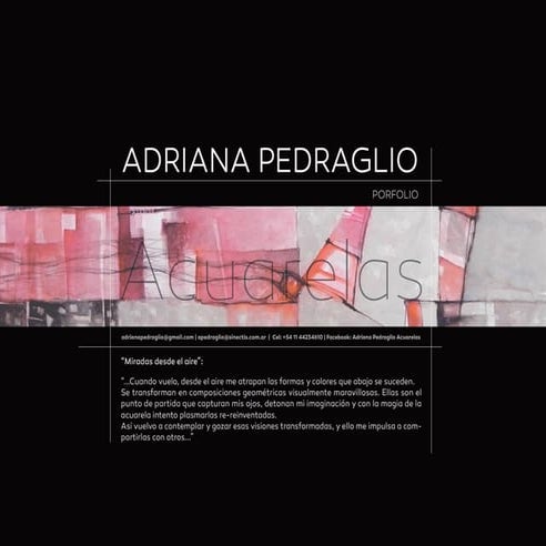 Adriana Pedraglio Porfolio