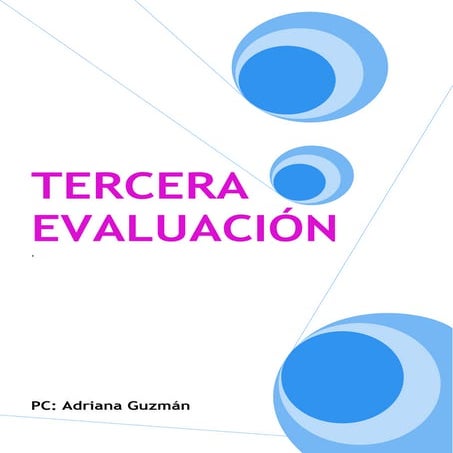 Adriana tercera evaluación