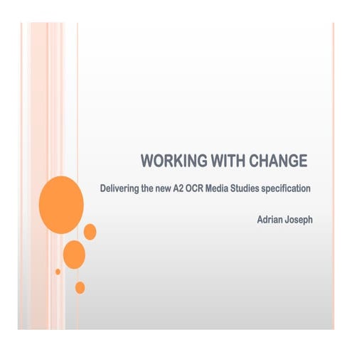 Revision Guide A2 Media OCR
