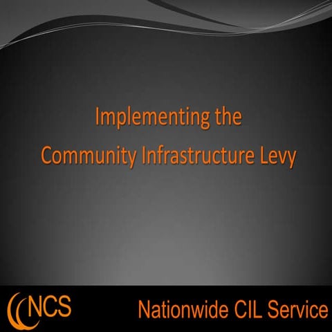 Community Infrastructure Levy- Adrian Kerrison, CIL Presentation | PPTX
