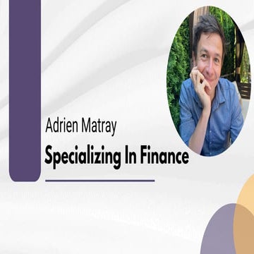 Adrien Matray - Specializing In Finance | PDF