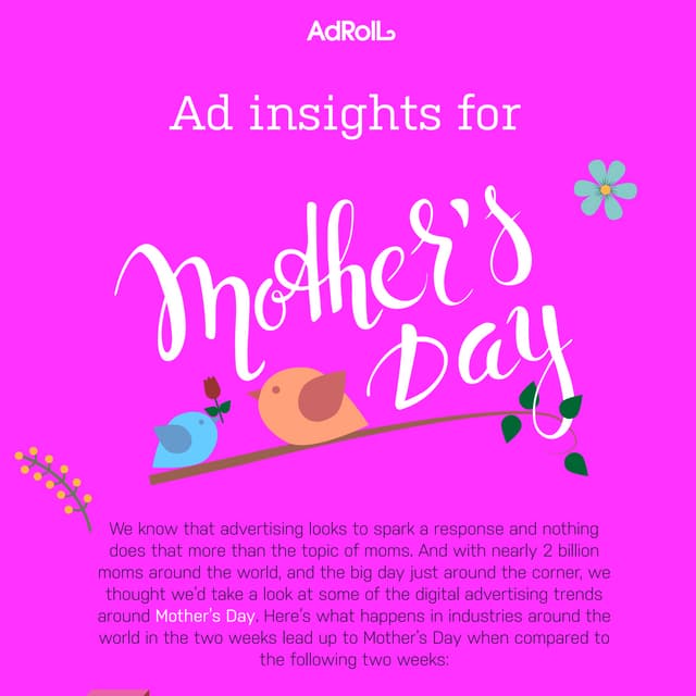 AdRoll Inforgraphic - 10 Mind Blowing Spend Trends This Mother’s Day