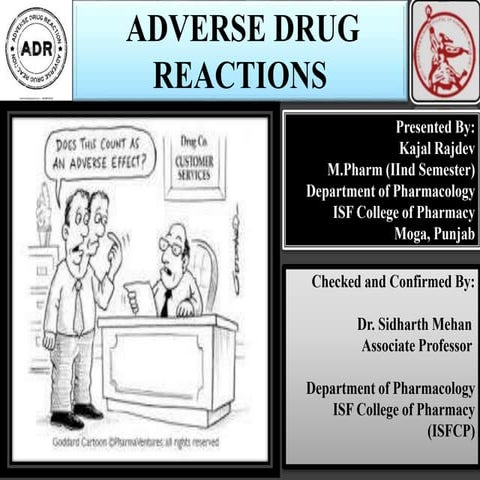 Adverse Drug Reactions