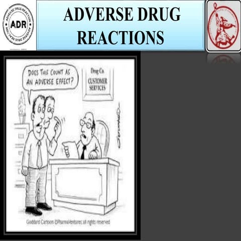Adverse drug reaction bpharm 7th sem notes