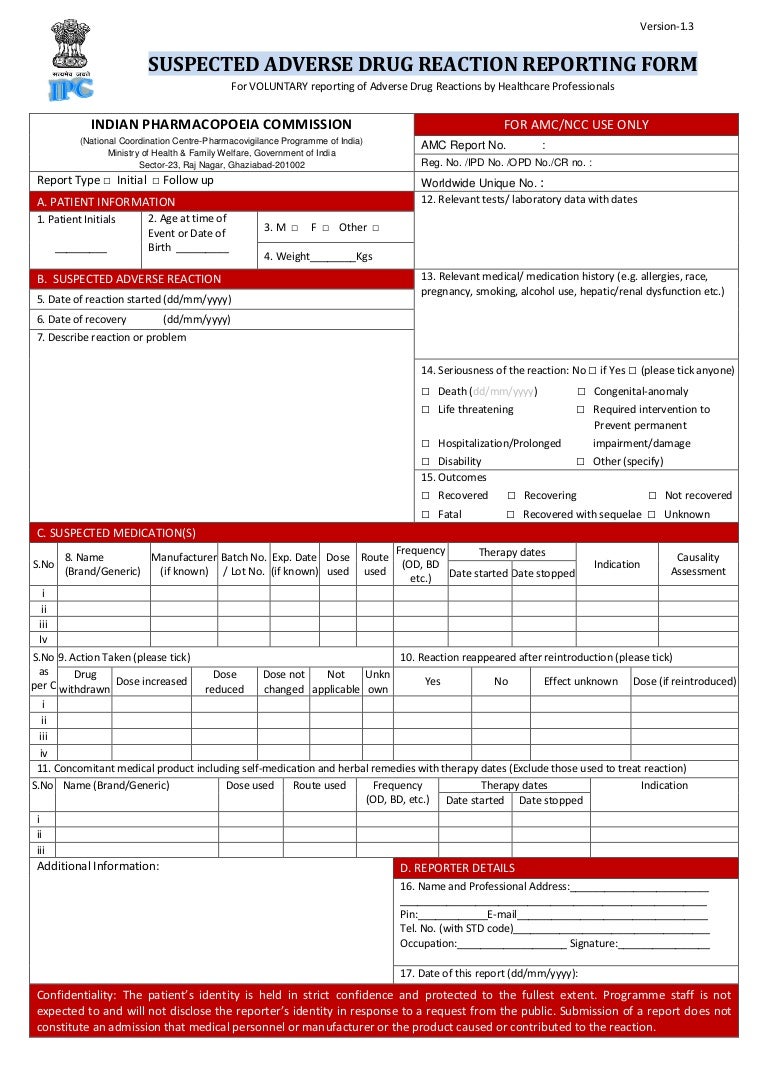 ADR reporting form_version 1.3