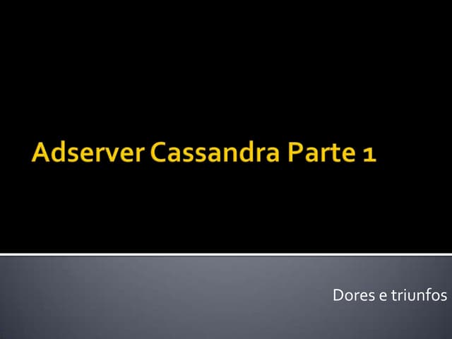Ad server cassandra