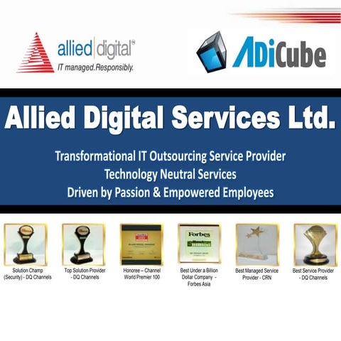 Allied Digital services ltd-end to end IT services and solutions provider
