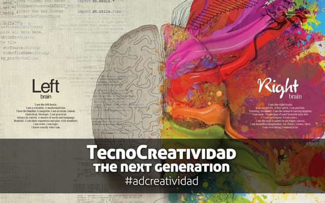 Tecno-creatividad, the next generation