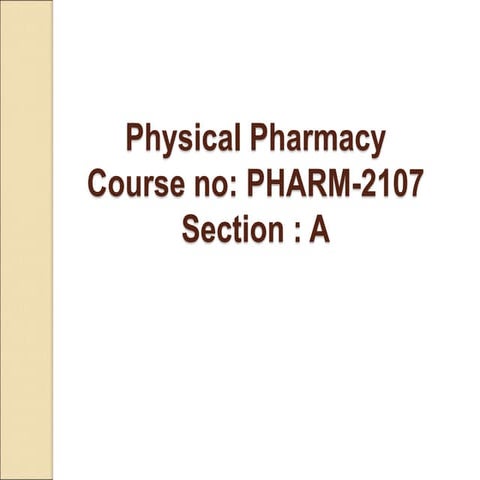 Physical Chemistry-Adsorption and Isotherm.pptx