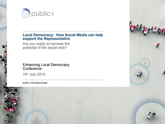 Enhancing Local Democracy