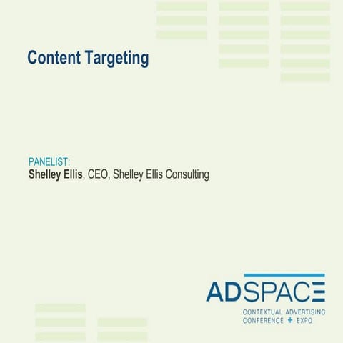 ADSPACE Measurement and Metrics — Shelley Ellis