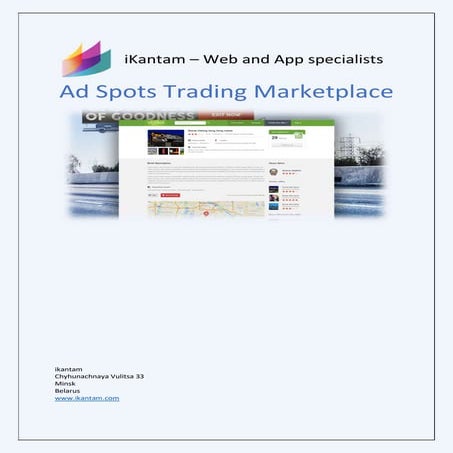 Ad Spots Trading Marketplace