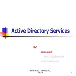 Active Directory Services