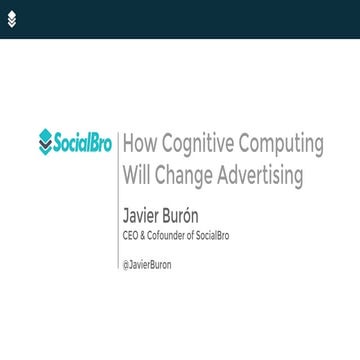 #PersonalityInsights: How cognitive computing will change advertising