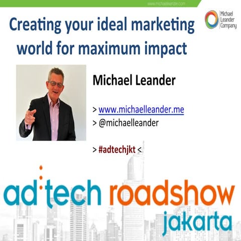 Adtech Jakarta Michael Leander presentation in Indonesia