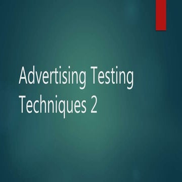 Ad testing 2
