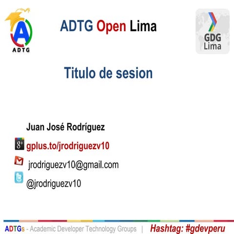 Adtg open lima   formato
