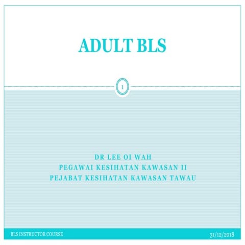 Adult BLS