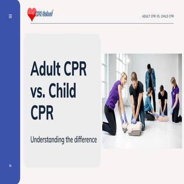 Adult CPR vs Child CPR: The Basic Difference