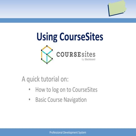 Adult Education Overview CourseSites Tutorial 