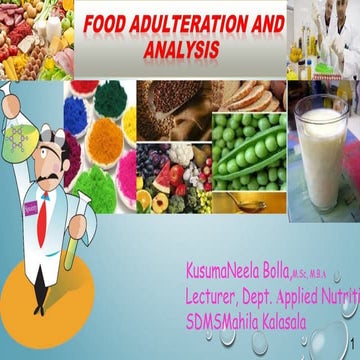 Adulteration