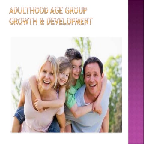 Adulthood age
