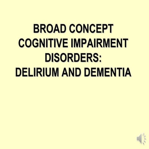 V. Wright Adult i   dementia delirium 14 with narative
