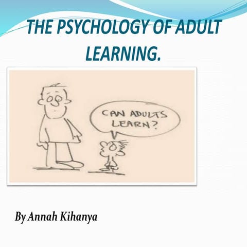 Adult learning    2015