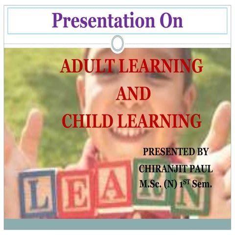 Adult learning Ppt