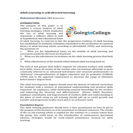 Techniques principles adult_training | PDF