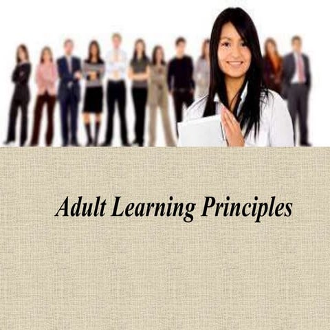 Adult learning principles