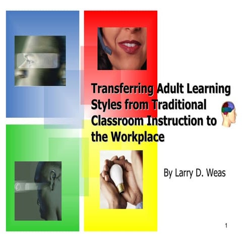 Adult Learning Styles Presentation