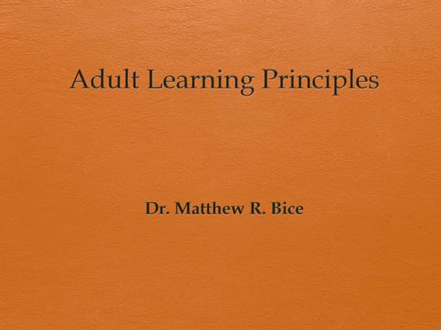 Adult Learning Styles to be used in TESOL contexts.ppt