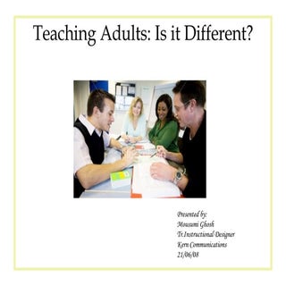 Adult Learning Theory