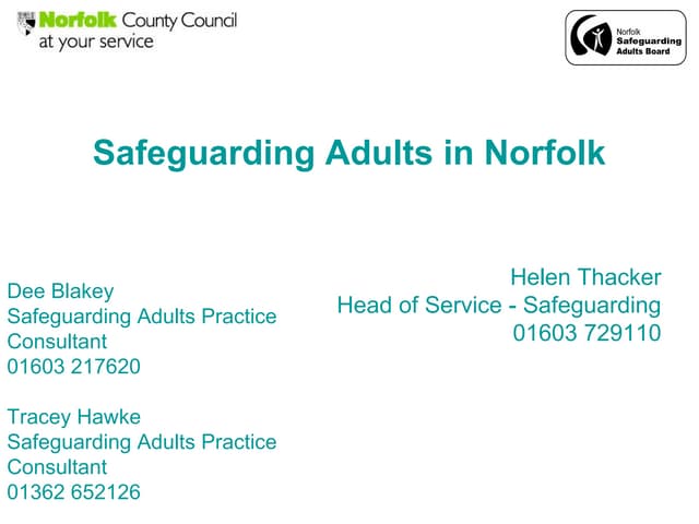 Adult Safeguarding is Everybody’s B...