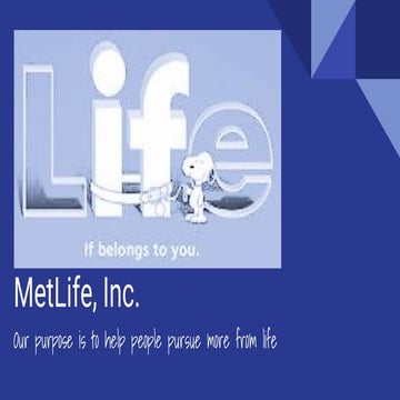 MetLife Strategic Plan | PPTX