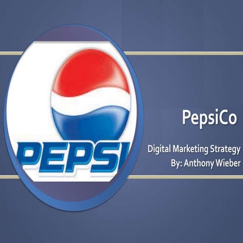 Digital Strategy-Pepsi
