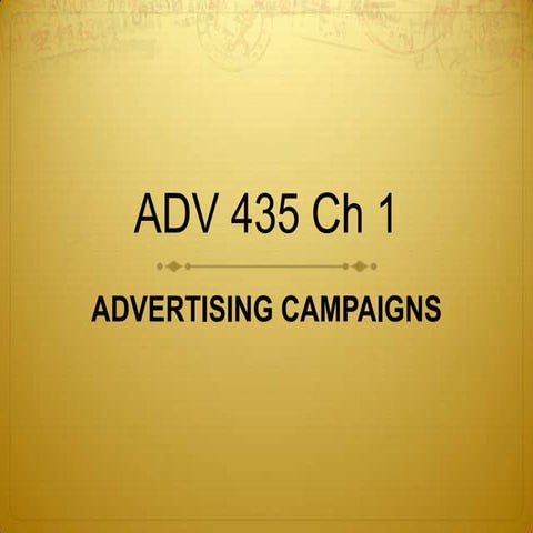 Adv 435 ch 1